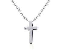Cross Shaped Silver Necklace SPE-3246